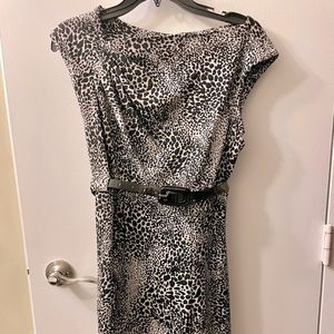 Calvin Klein cap-sleeved dress